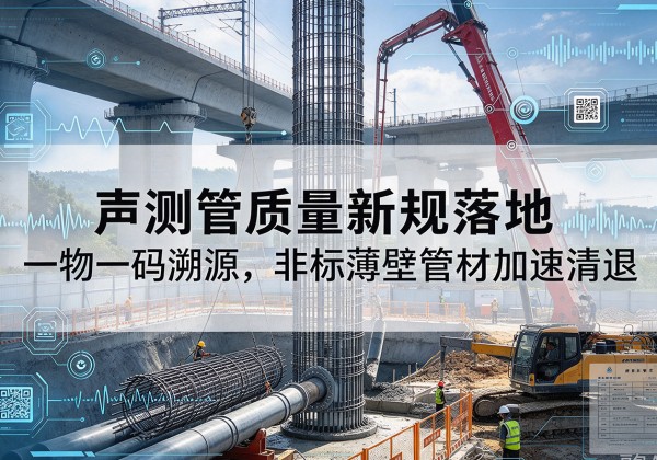 承德声测管质量新规落地，一物一码溯源，非标薄壁管材加速清退